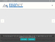 Tablet Screenshot of maxer.it