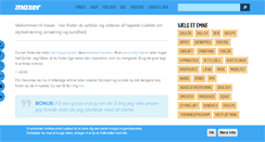 Desktop Screenshot of maxer.dk